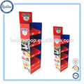 corrugated cardboard floor display rack for toys plush toys display rack stand